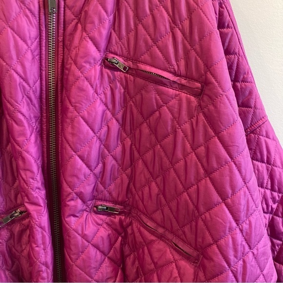 FREE PEOPLE Sz M  Puffer Doleman Bat Sleeve Drawstring Pockets Quilted Jacket - Picture 2 of 11